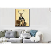 Painting by numbers deer as a prince